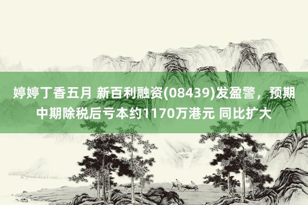 婷婷丁香五月 新百利融资(08439)发盈警，预期中期除税后亏本约1170万港元 同比扩大