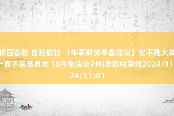 校园春色 自拍偷拍 【华泰期货早盘建议】宏不雅大类：一揽子策略显效 10月制造业PMI重回枯荣线2024/11/01