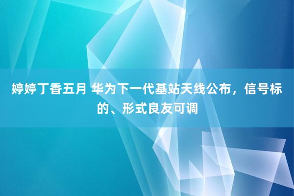 婷婷丁香五月 华为下一代基站天线公布，信号标的、形式良友可调