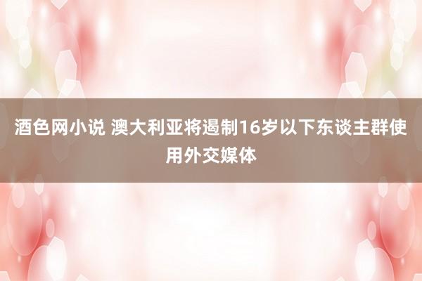 酒色网小说 澳大利亚将遏制16岁以下东谈主群使用外交媒体