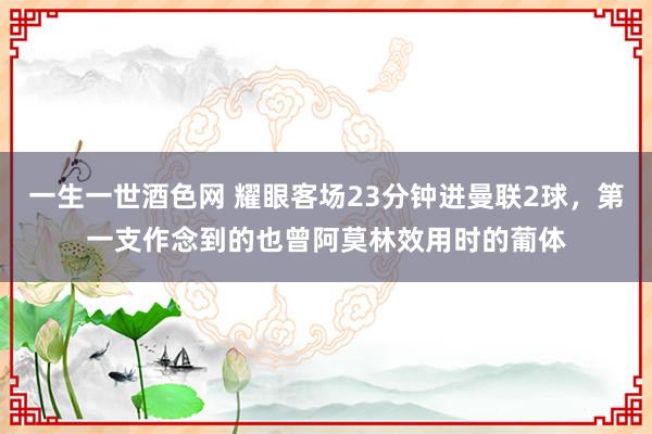 一生一世酒色网 耀眼客场23分钟进曼联2球，第一支作念到的也曾阿莫林效用时的葡体