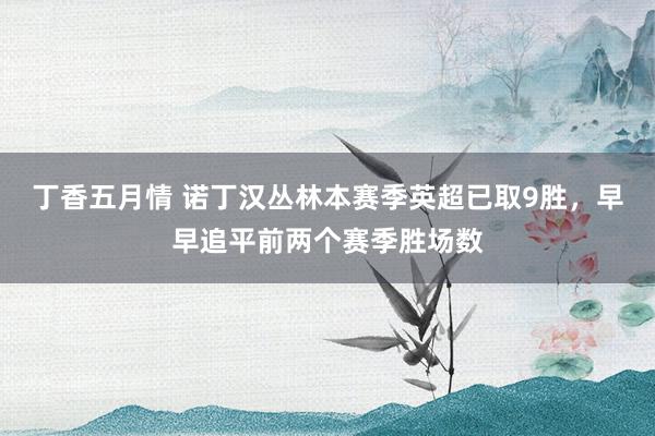 丁香五月情 诺丁汉丛林本赛季英超已取9胜，早早追平前两个赛季胜场数