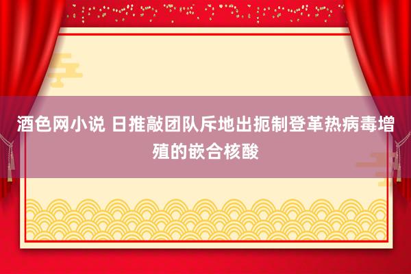 酒色网小说 日推敲团队斥地出扼制登革热病毒增殖的嵌合核酸