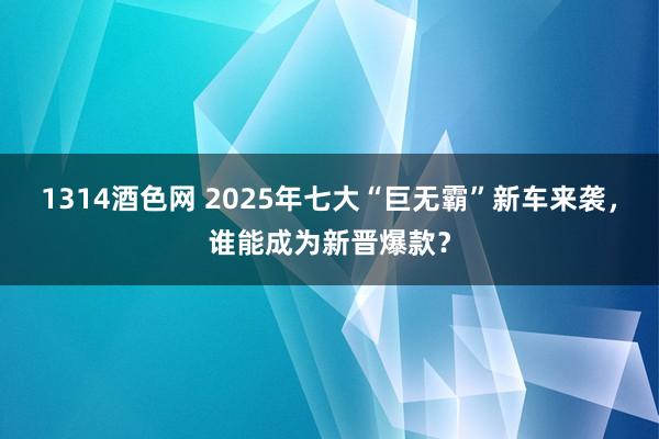 1314酒色网 2025年七大“巨无霸”新车来袭，谁能成为新晋爆款？