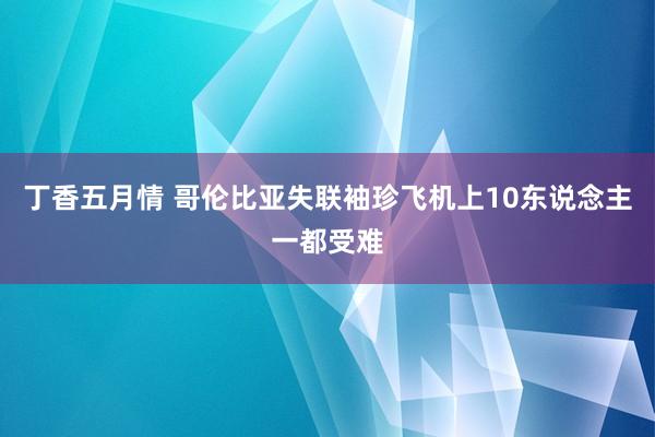 丁香五月情 哥伦比亚失联袖珍飞机上10东说念主一都受难