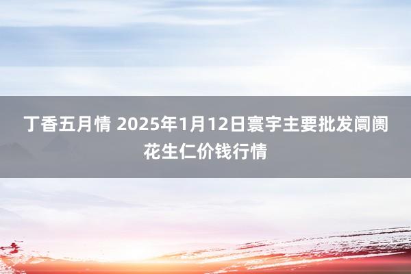 丁香五月情 2025年1月12日寰宇主要批发阛阓花生仁价钱行情